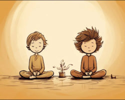 Encouraging children into meditation (video)