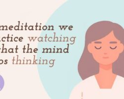 The two aspects of the mind: watching and thinking